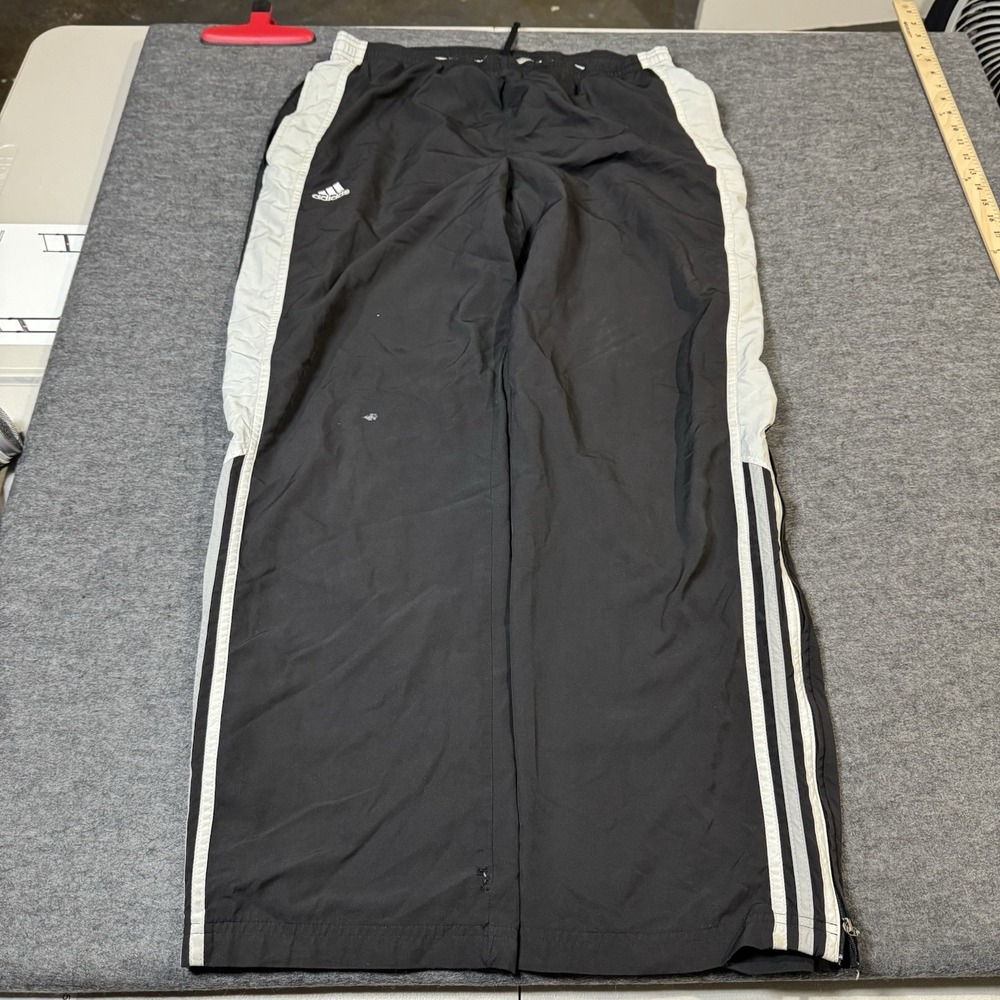VTG Y2K Adidas Track Pants Mens M Baggy Grunge Sports Retro